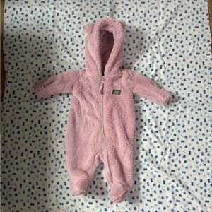 Eddie Bauer Soft Pink Fleece Footie